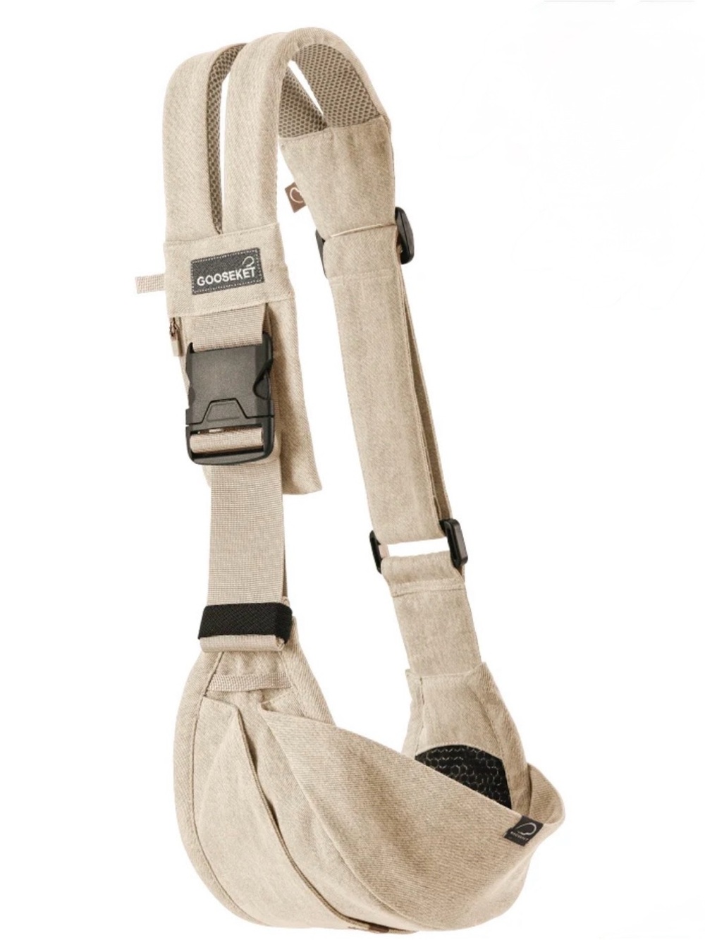 [365-Cotton] Gooseket Toddler Carrier - Beige